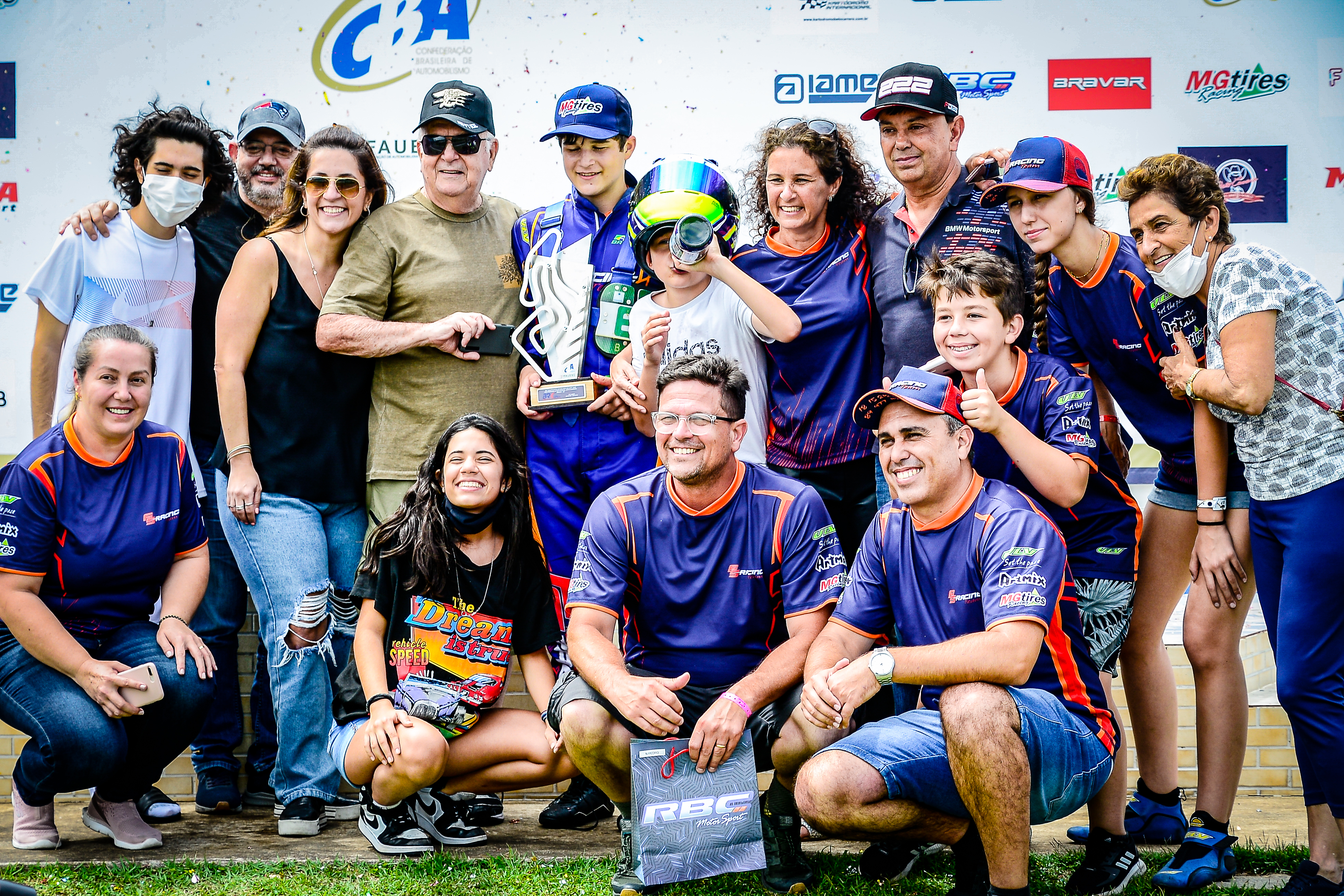 Pedro Oliveira com a família